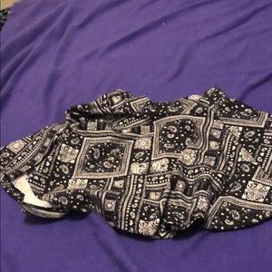 a bandanna style skirt